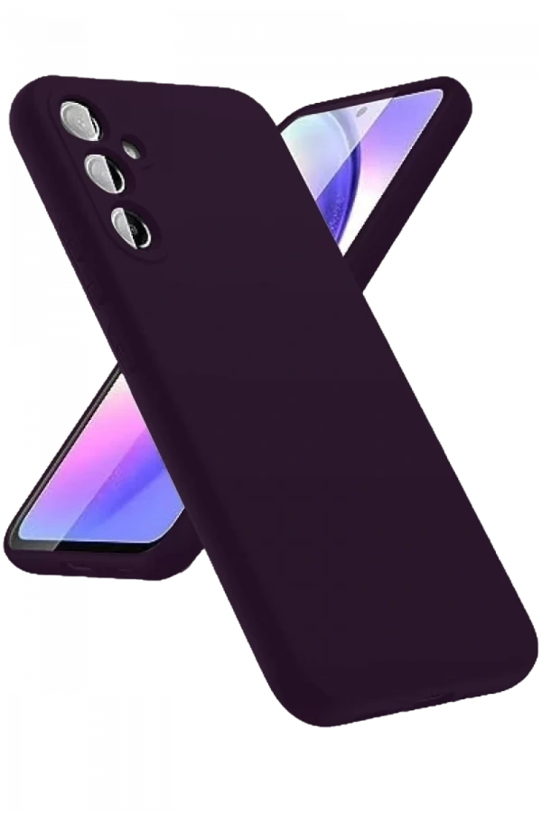 Samsung Galaxy A24 4G Kılıf First Silikon - Mor