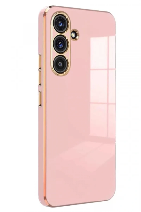 Samsung Galaxy A24 4G Kılıf Volet Silikon - Pembe