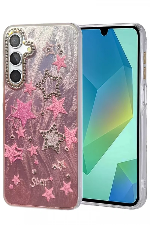 Samsung Galaxy A25 5G Kılıf Blade Aynalı Desenli Kapak - Desen 7