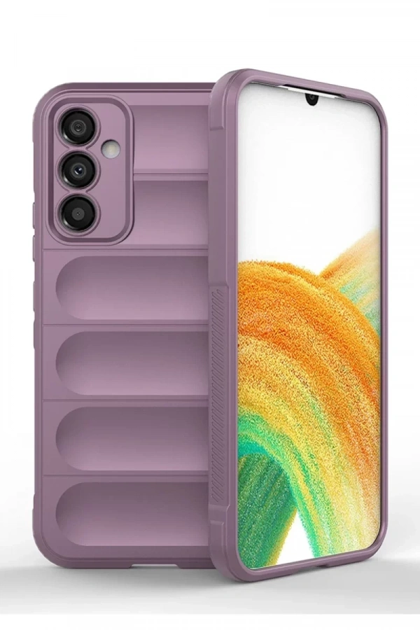 Samsung Galaxy A25 5G Kılıf Optimum Silikon - Mor