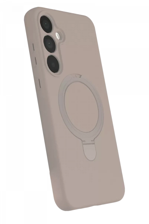 Samsung Galaxy A25 5G Regal Magsafe Standlı Kapak - Çöl Titanyum