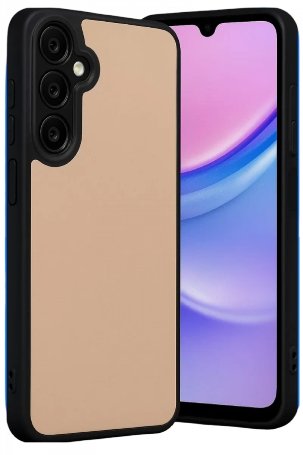 Samsung Galaxy A26 Kılıf Aras Deri Kapak - Pudra