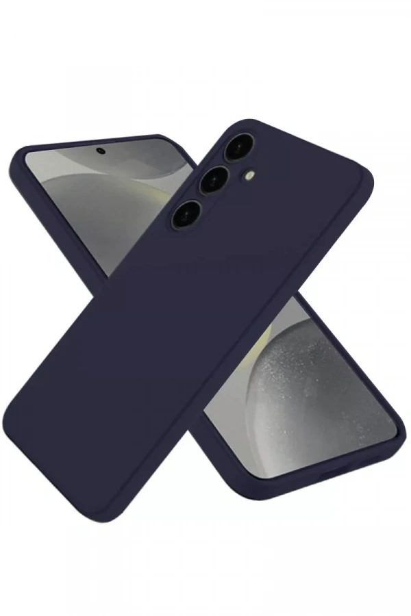 Samsung Galaxy A26 Kılıf First Silikon - Lacivert