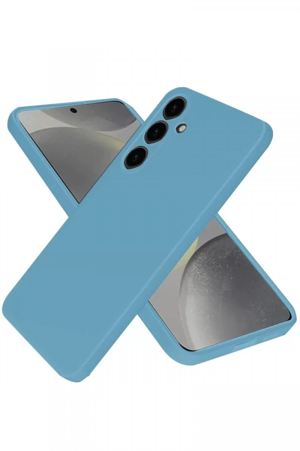 Samsung Galaxy A26 Kılıf First Silikon - Mavi
