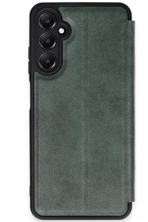 Samsung Galaxy A26 Kılıf Flip Cover - Koyu Yeşil