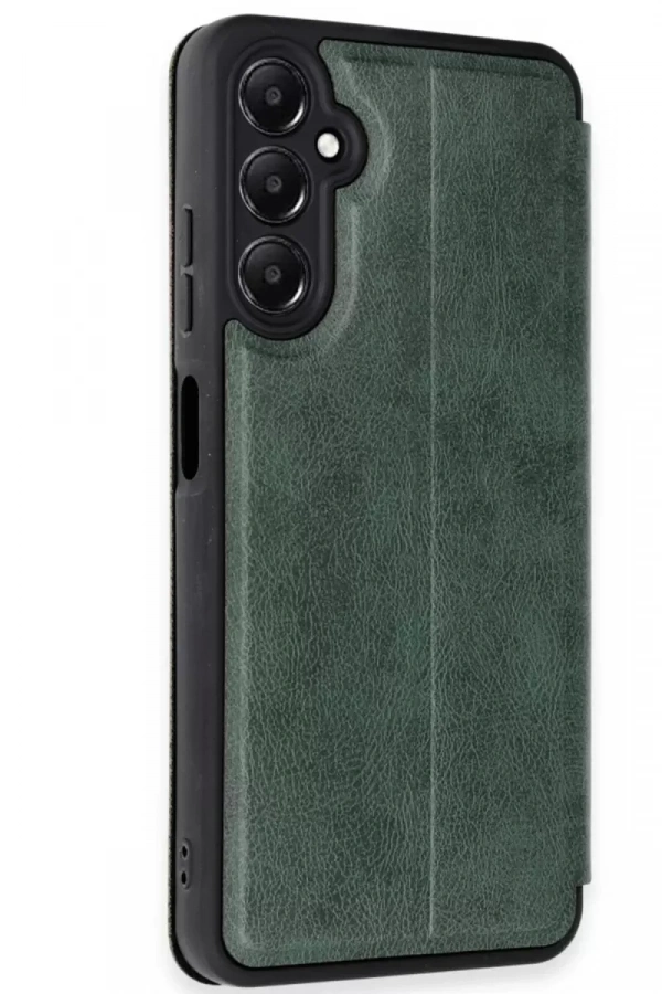 Samsung Galaxy A26 Kılıf Flip Cover - Koyu Yeşil