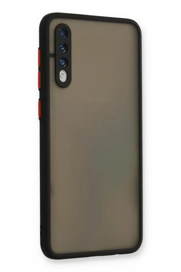 Samsung Galaxy A30S Kılıf Montreal Silikon Kapak - Siyah