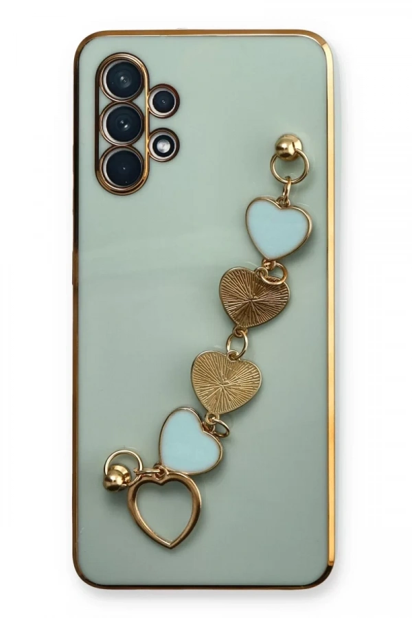 Samsung Galaxy A32 Kılıf Esila Silikon - Su Yeşili