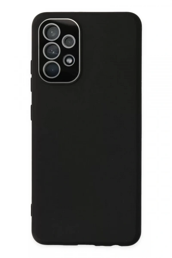 Samsung Galaxy A33 5G Kılıf Lansman Glass Kapak - Siyah