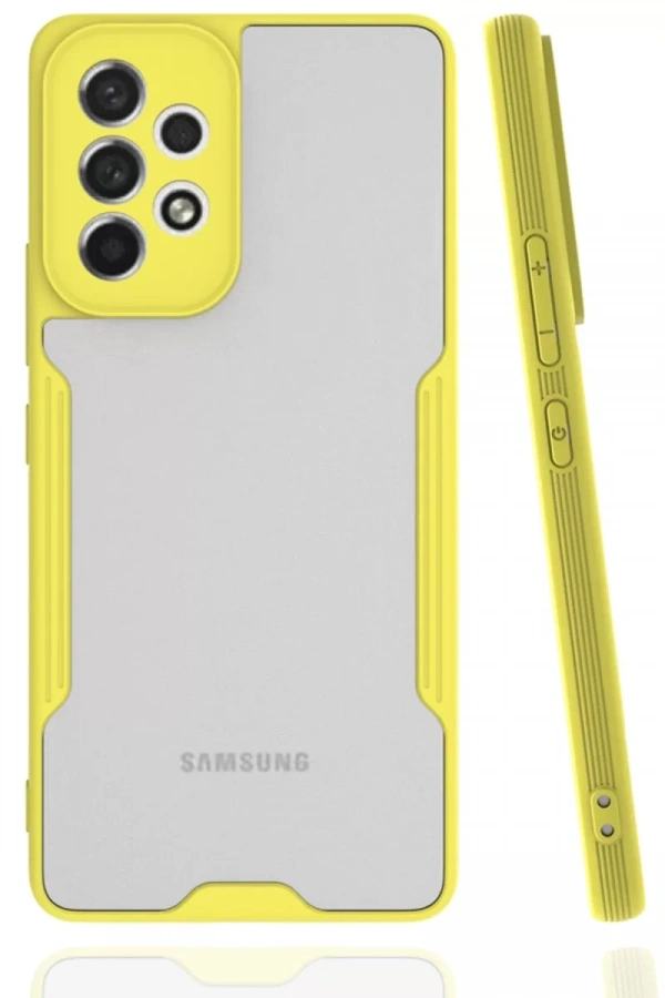 Samsung Galaxy A33 5G Kılıf Platin Silikon - Sarı