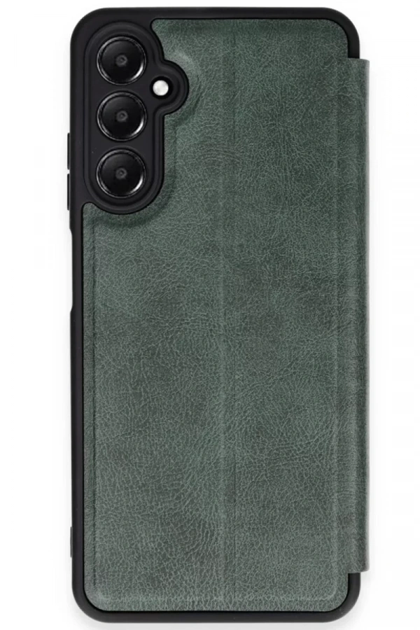 Samsung Galaxy A35 5G Kılıf Flip Cover - Koyu Yeşil