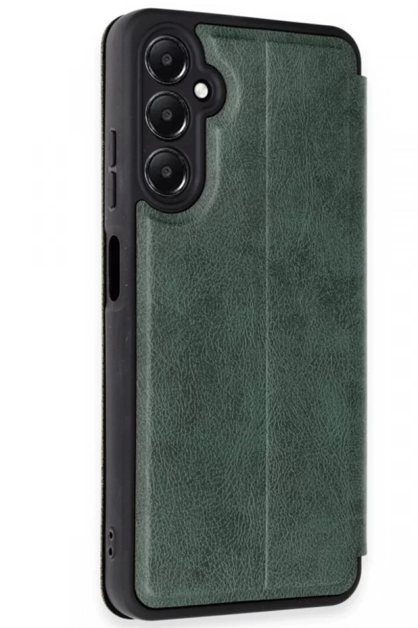 Samsung Galaxy A35 5G Kılıf Flip Cover - Koyu Yeşil
