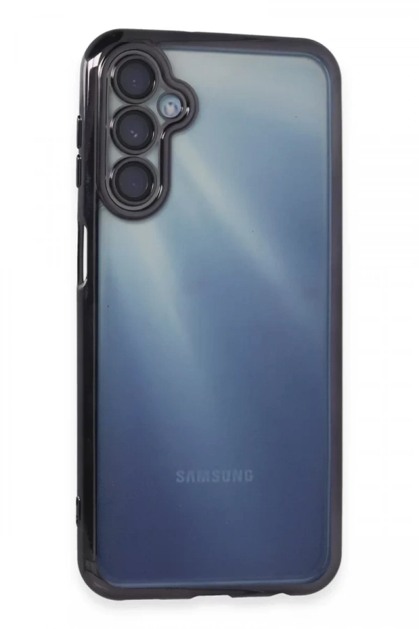 Samsung Galaxy A35 5G Kılıf Lensli Silikon - Mor