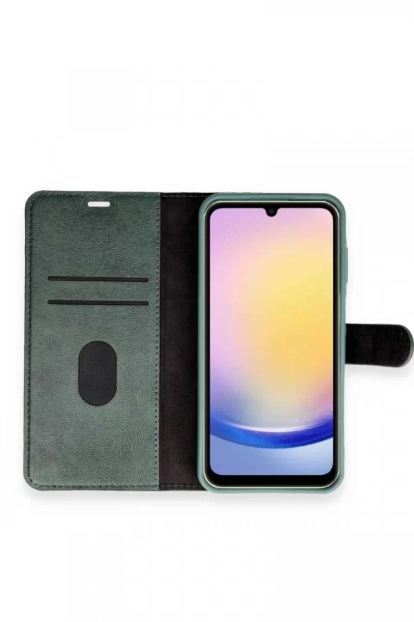 Samsung Galaxy A35 5G Kılıf Trend S Plus Kapaklı Kılıf - Lacivert