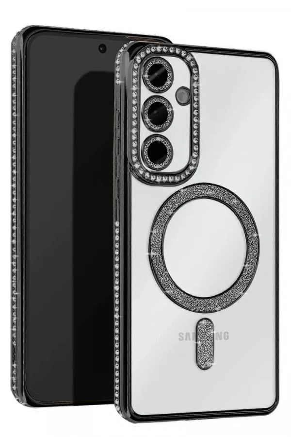Samsung Galaxy A36 Joke Simli Magneticsafe Kılıf - Siyah