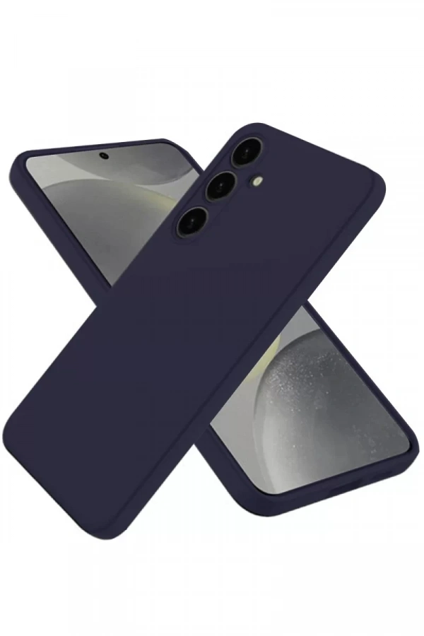 Samsung Galaxy A36 Kılıf First Silikon - Lacivert
