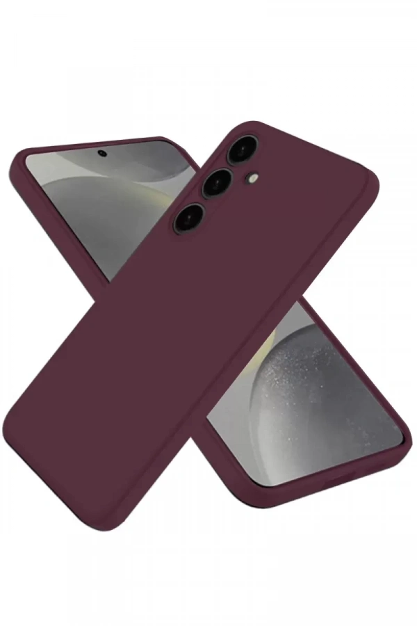 Samsung Galaxy A36 Kılıf First Silikon - Mürdüm