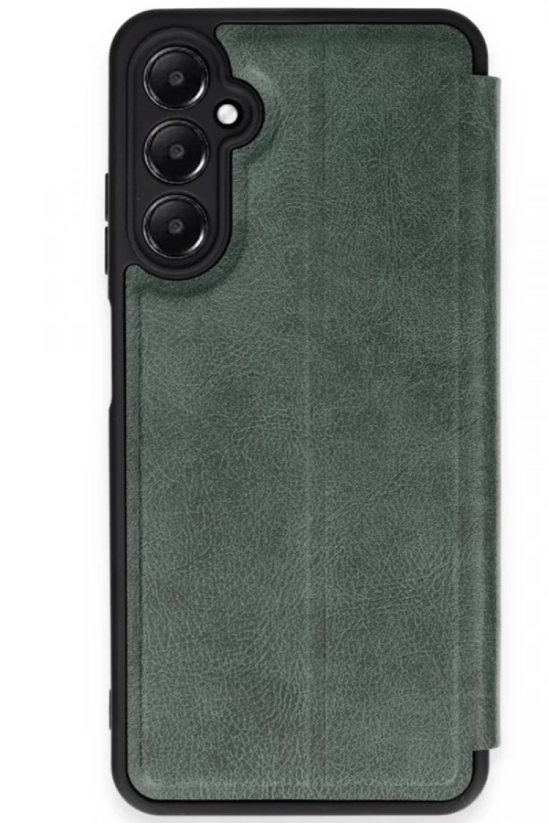 Samsung Galaxy A36 Kılıf Flip Cover - Koyu Yeşil
