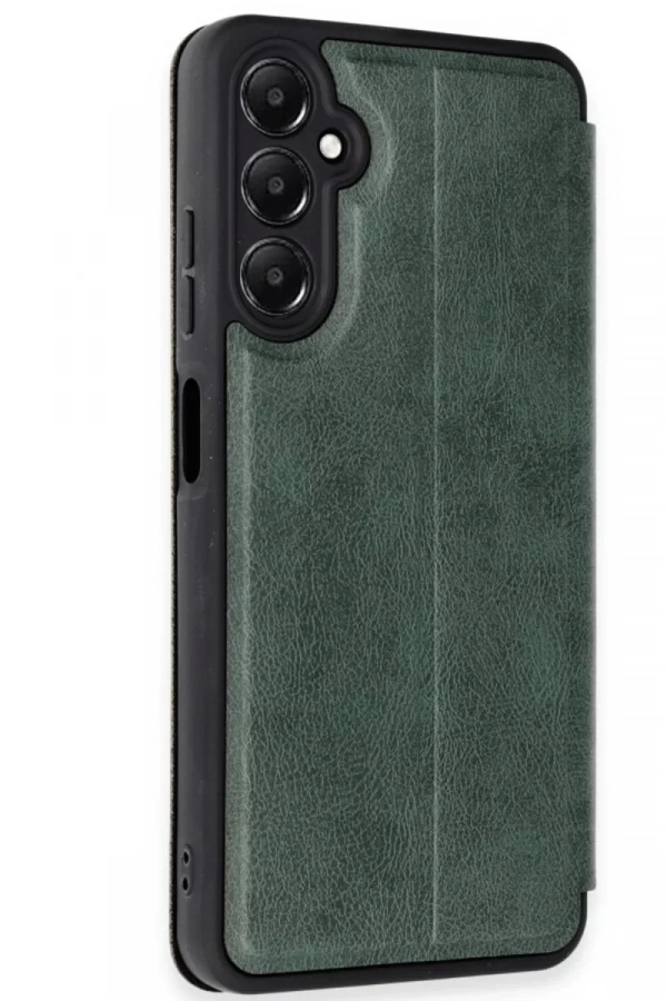 Samsung Galaxy A36 Kılıf Flip Cover - Koyu Yeşil