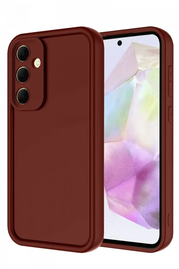 Samsung Galaxy A36 Kılıf Viera Silikon - Bordo