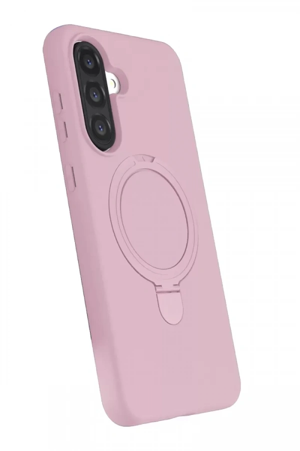 Samsung Galaxy A36 Regal Magsafe Standlı Kapak - Açık Pembe