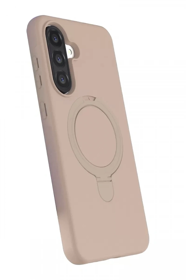 Samsung Galaxy A36 Regal Magsafe Standlı Kapak - Çöl Titanyum