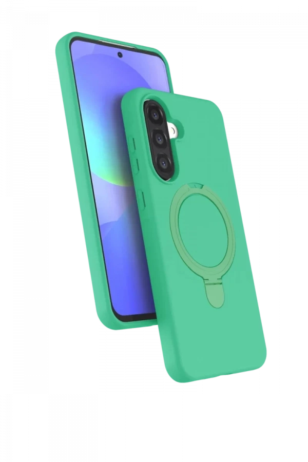 Samsung Galaxy A36 Regal Magsafe Standlı Kapak - Yeşil