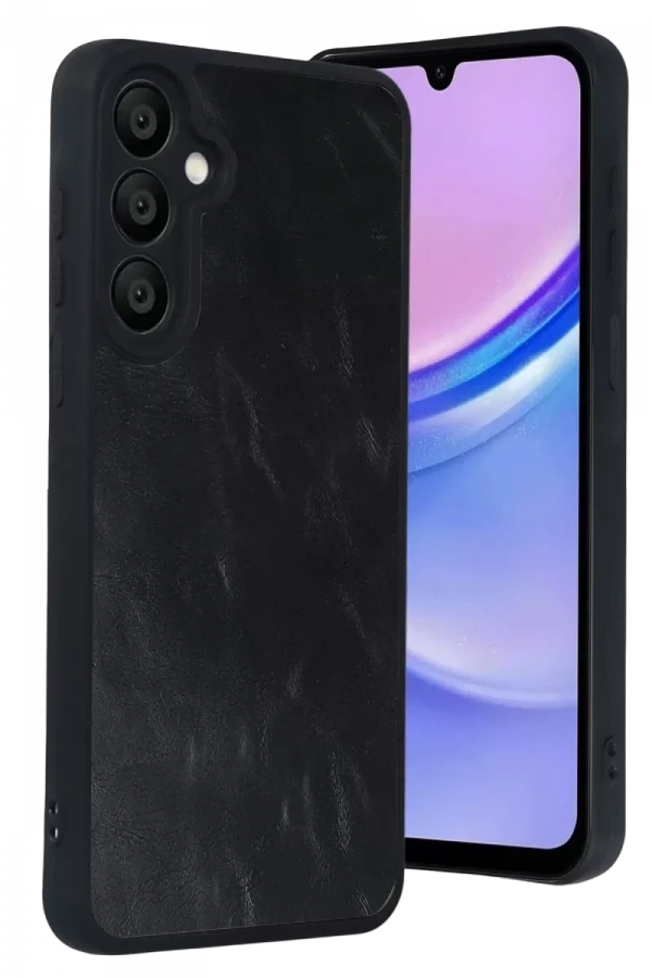Samsung Galaxy A37 5G Aras Deri Kapak - Siyah