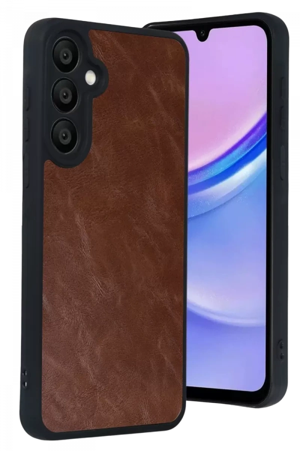 Samsung Galaxy A37 5G Aras Deri Kapak - Taba