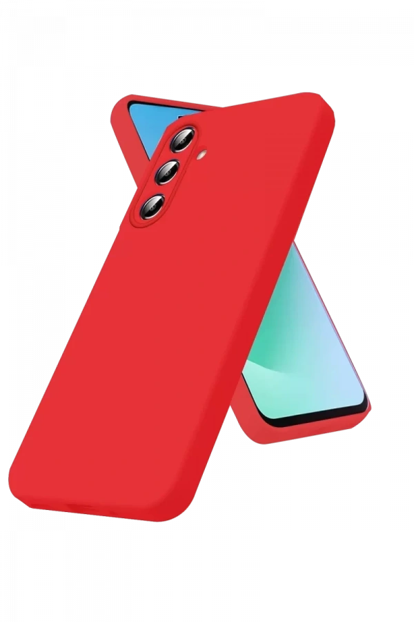 Samsung Galaxy A37 5G First Silikon - Kırmızı