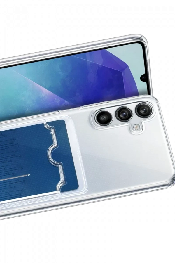 Samsung Galaxy A37 5G Kart Şeffaf Silikon - Şeffaf