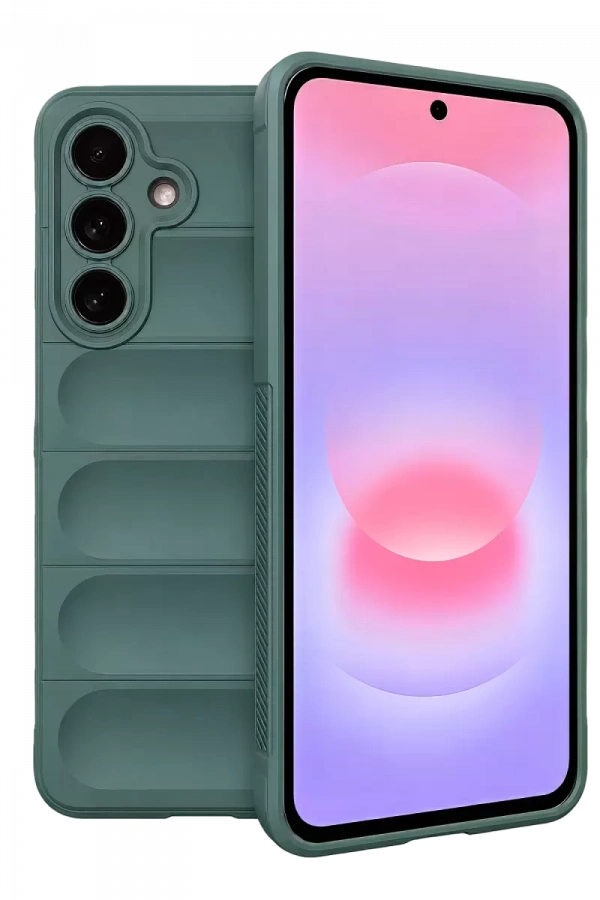 Samsung Galaxy A37 5G Optimum Silikon - Koyu Yeşil