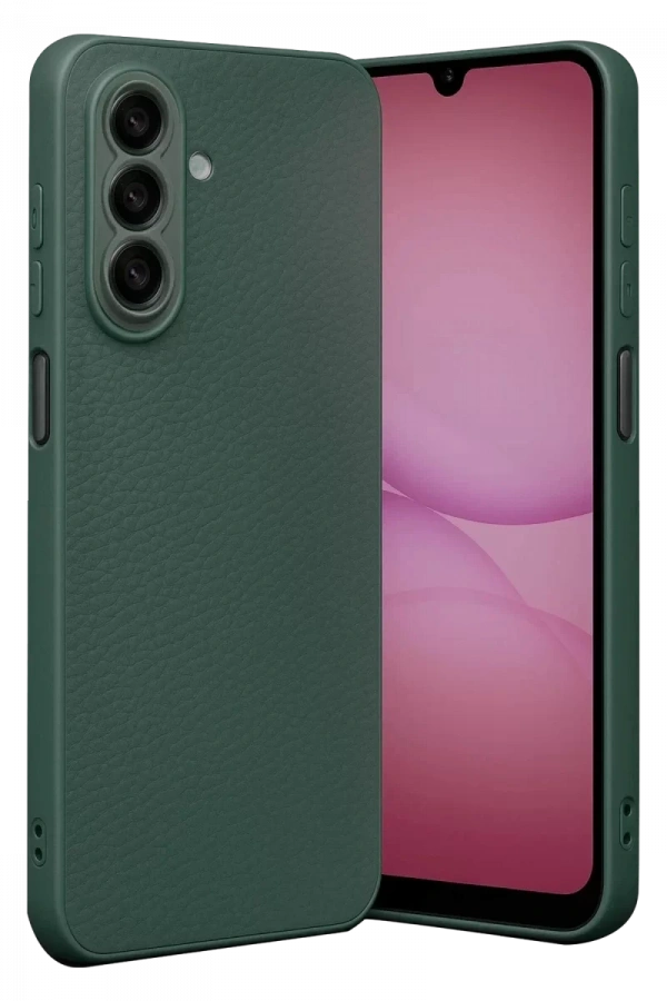 Samsung Galaxy A37 5G Thermax Silikon Kılıf - Koyu Yeşil
