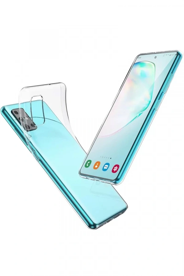 Samsung Galaxy A51 Kılıf Lüx Şeffaf Silikon