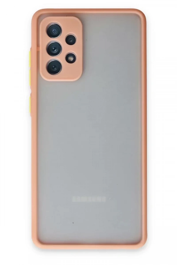 Samsung Galaxy A52 Kılıf Montreal Silikon Kapak - Pembe
