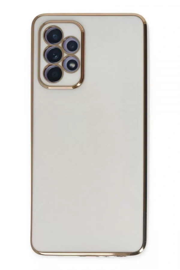 Samsung Galaxy A52 Kılıf Volet Silikon - Beyaz