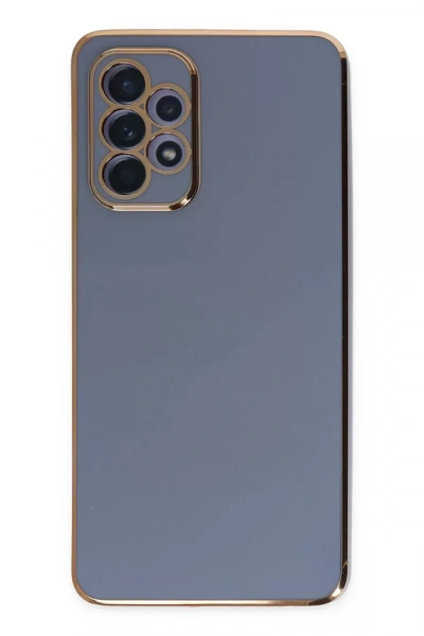 Samsung Galaxy A52 Kılıf Volet Silikon - Mavi