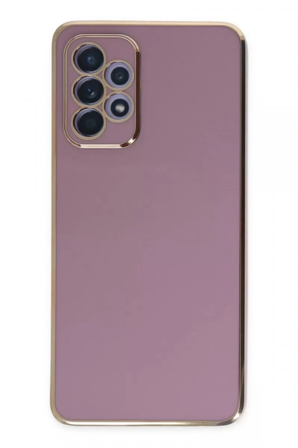 Samsung Galaxy A52 Kılıf Volet Silikon - Mor