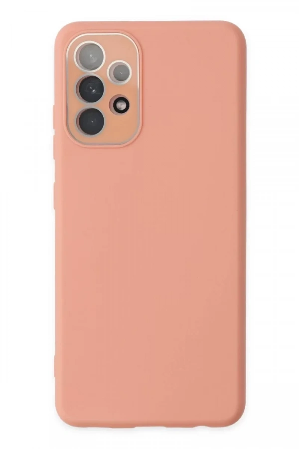 Samsung Galaxy A53 5G Kılıf Lansman Glass Kapak - Pembe