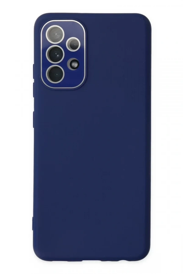 Samsung Galaxy A53 5G Kılıf Lansman Glass Kapak - Sky Blue