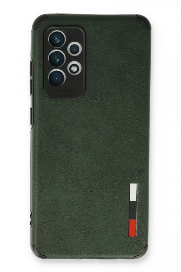 Samsung Galaxy A53 5G Kılıf Loop Deri Silikon - Yeşil