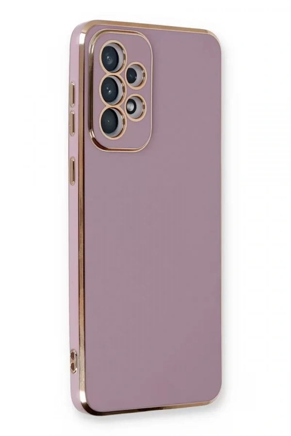 Samsung Galaxy A53 5G Kılıf Volet Silikon - Mor