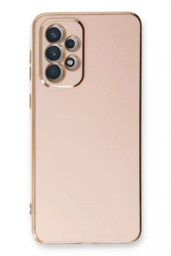 Samsung Galaxy A53 5G Kılıf Volet Silikon - Pembe