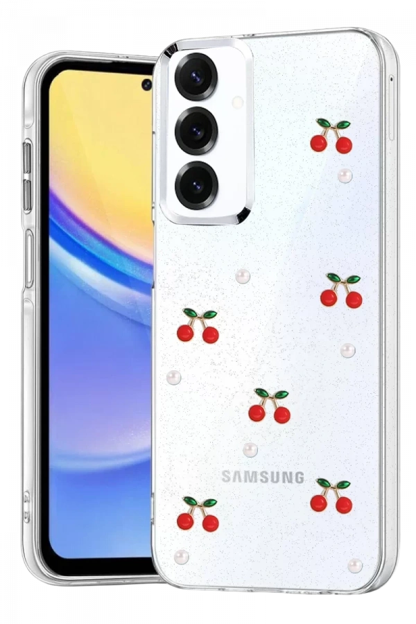 Samsung Galaxy A54 5G Fiyonk Desenli Kapak - Desen 9