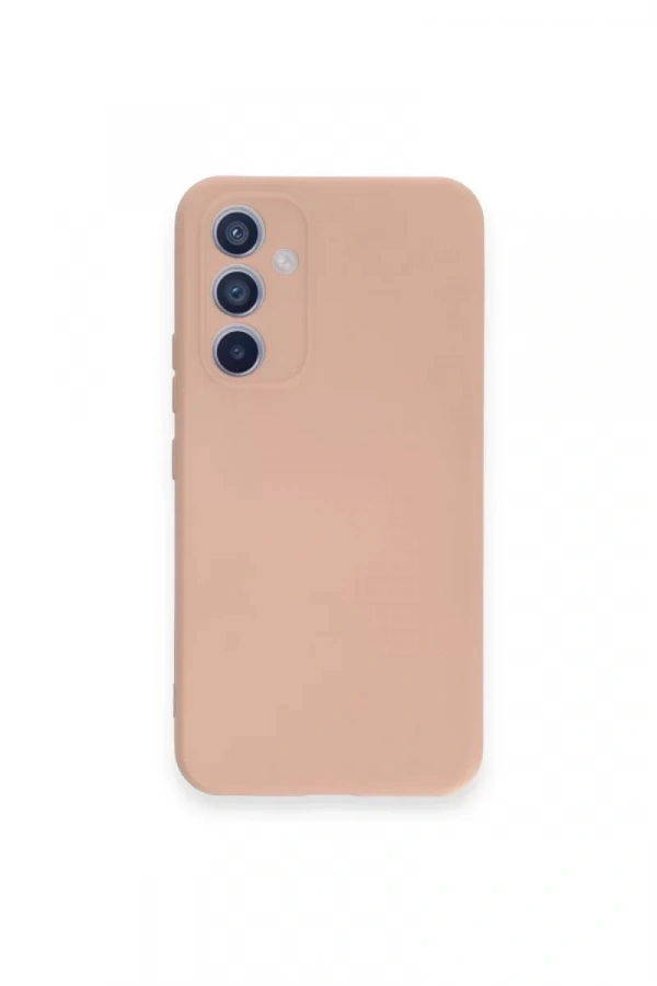 Samsung Galaxy A54 5G Kılıf Nano içi Kadife Silikon - Pudra