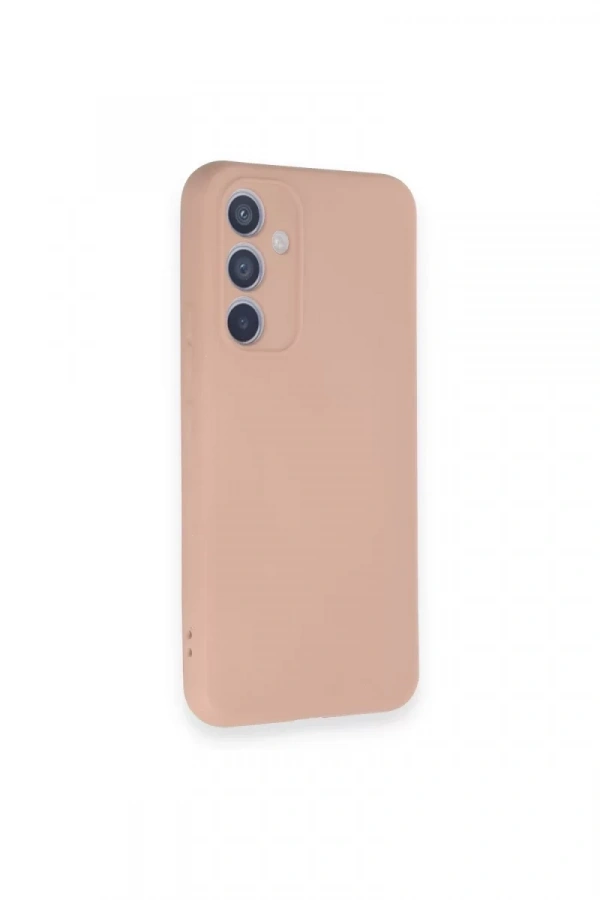 Samsung Galaxy A54 5G Kılıf Nano içi Kadife Silikon - Pudra
