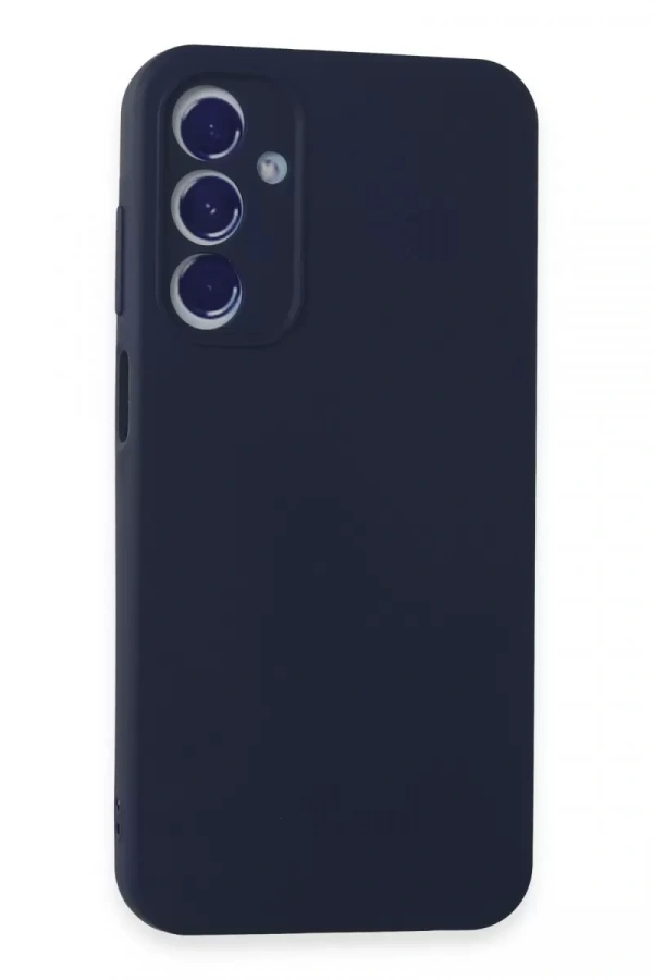 Samsung Galaxy A55 5G Kılıf First Silikon - Lacivert