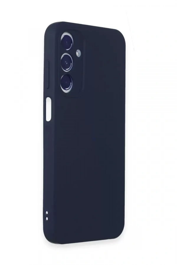 Samsung Galaxy A55 5G Kılıf First Silikon - Lacivert