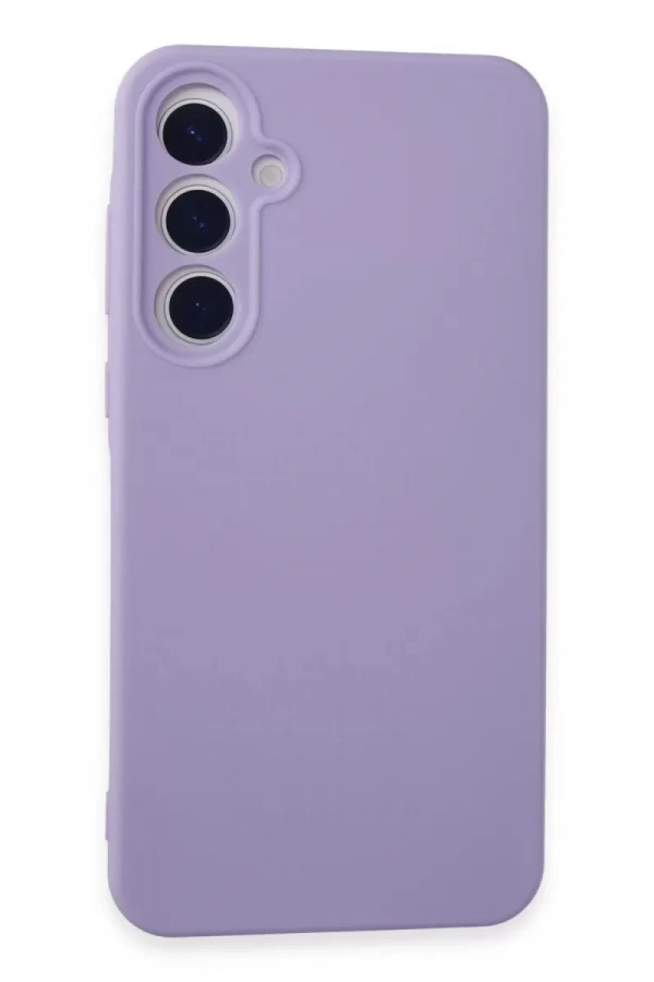 Samsung Galaxy A55 5G Kılıf Nano içi Kadife Silikon - Lila