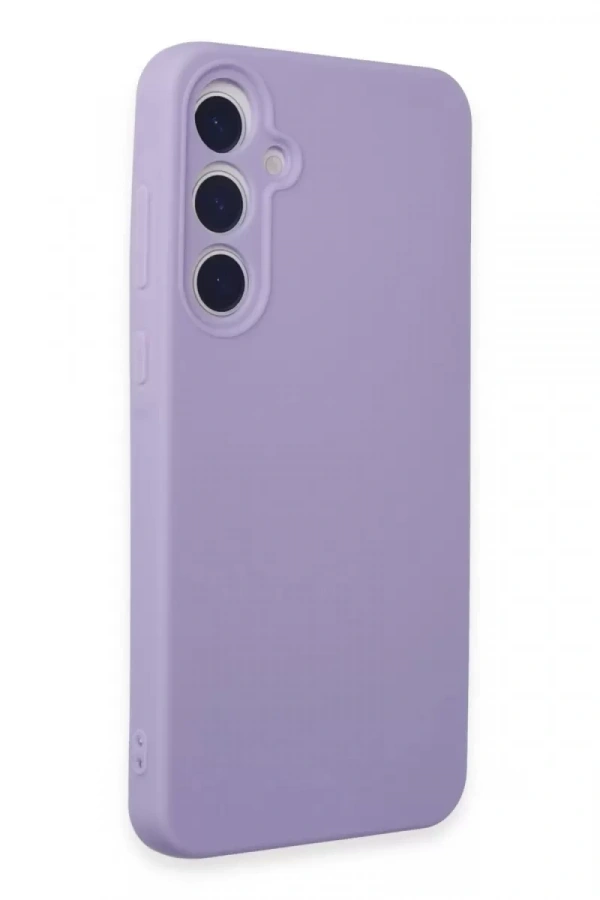 Samsung Galaxy A55 5G Kılıf Nano içi Kadife Silikon - Lila